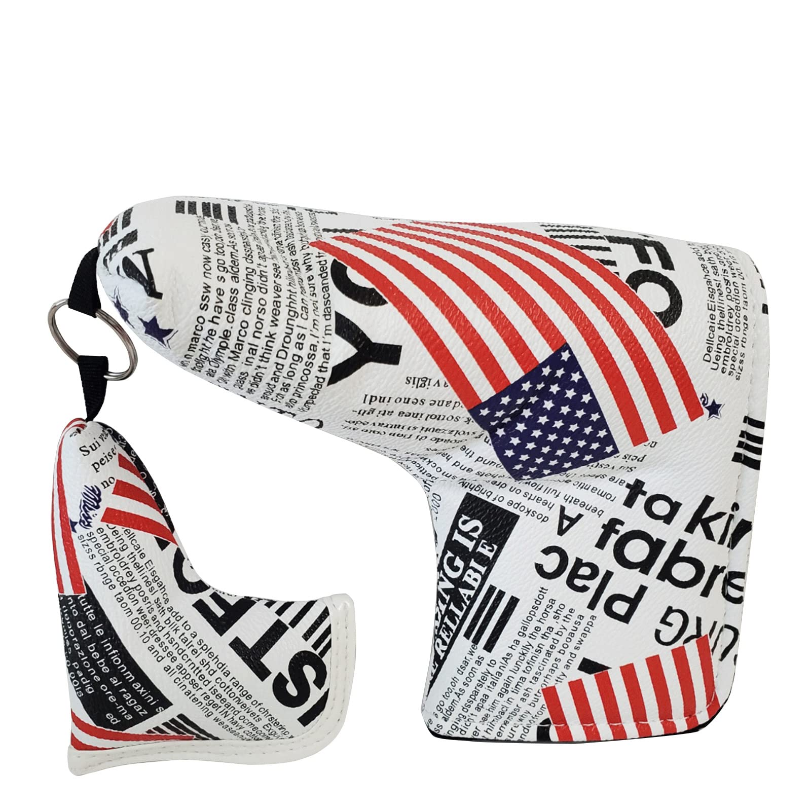 Высококачественный чехол для паттера из ПУ-кожи, совместимый со Scotty Cameron чёрный