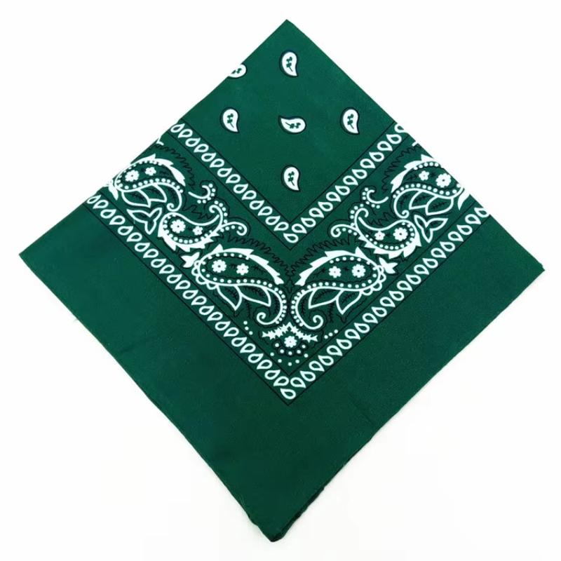 2025 Neu Unisex Herren Damen Bandana Haarband Cowboy Herren Biker Sport Kopfbedeckung Handgelenk Haarwickel Einseitiges Kopftuch Schal Paisley