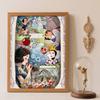 Diamond Painting 5D DIY Snow White Diamond Painting Set Suitable for Adults/Beginners Creative Gift Home Decoration