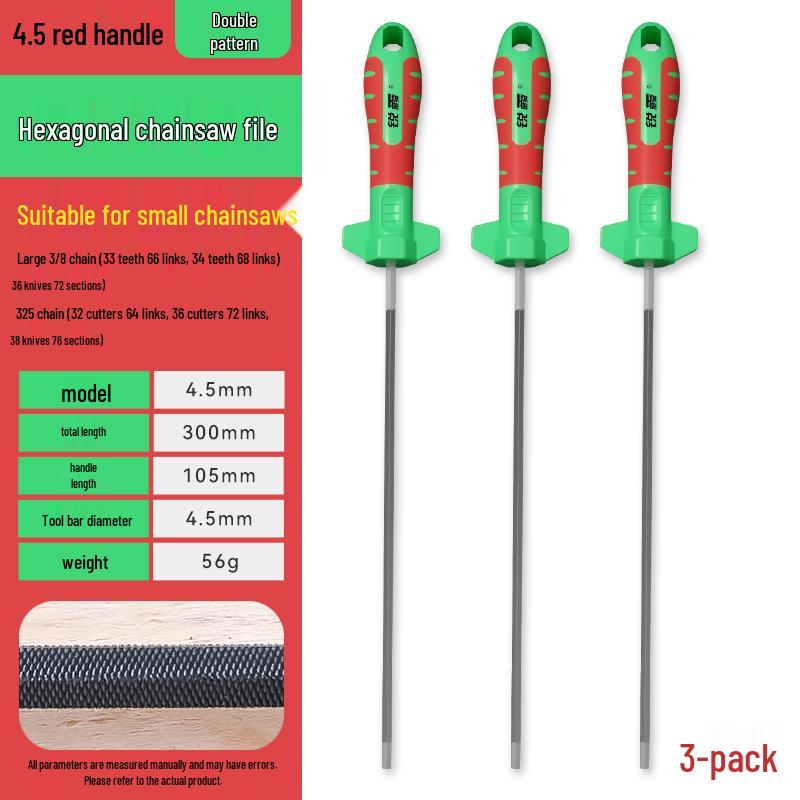 Sechskant Kettensägenkettenschleife Werkzeug - Handgeführter Sägezahnschärfer