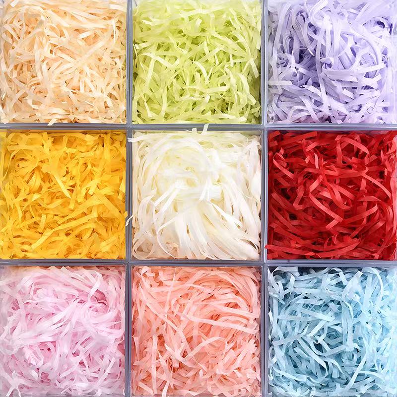 Multicolored Shredded Crinkle Paper Strands Shredded Crinkle Confetti DIY Gift Box Filling Party Wedding Christmas Decor 5