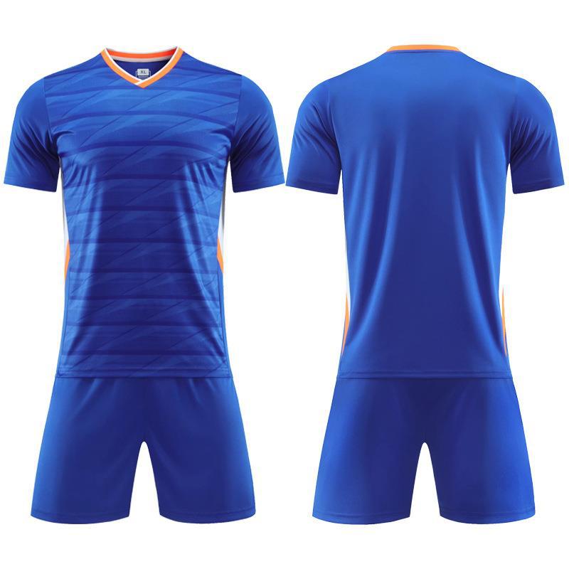 Voetbalpak Mannen Voetbal Sportkleding Kinder Trainingskleding Korte Mouwen Voetbalshirt Team Uniform