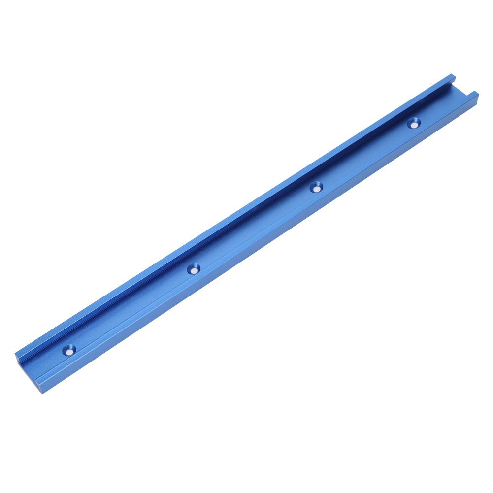 Aluminum T Track T Slot Miter Track Jig Tools for Woodworking Router Table (300mm)