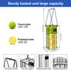 1pc Portable tennis ball picker professional fast downward pressure tennis ball picking basket convenient ball picking artifact