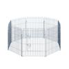 Recinto per Cani di Razza Libera Box Gioco per Cuccioli Recinzione per Cuccioli Box Gioco Cancello per Cuccioli per Animali 8 Pezzi L63 x A76 cm