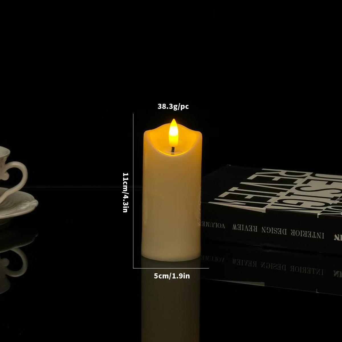 

Светодиодная электронная свеча с волнистым колеблющимся пламенем – Парафиновая лампа для создания атмосферы для свадеб, предложений и украшения обеденного стола