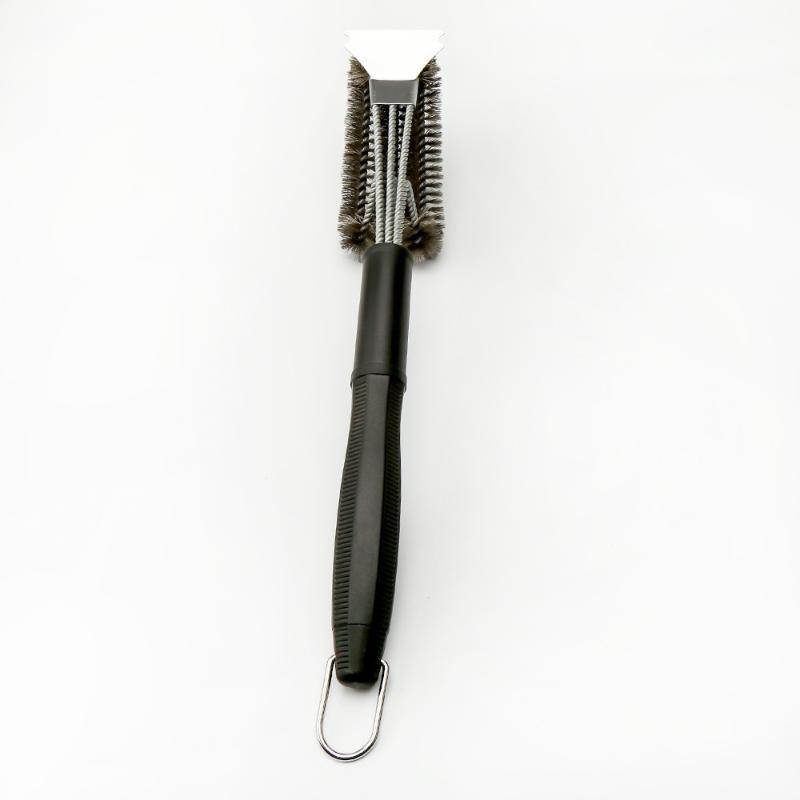 Barbecue Grill Bbq Brush Clean Tool Grill Accessories Stainless Steel Bristles Non-Stick Cleaning Brushes Barbecue Accessories