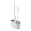 Toilet Brush Set   Handle Soft   Cleaning Brush Wall Hanging Toilet Brush Kit for Bathroom