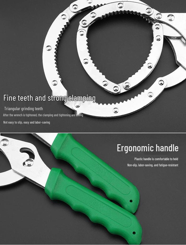 Chain Strap Oil Filter Removal Wrench Tool