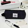 Portable Fabric Pen Case With Large Capacity For Students And Office Use