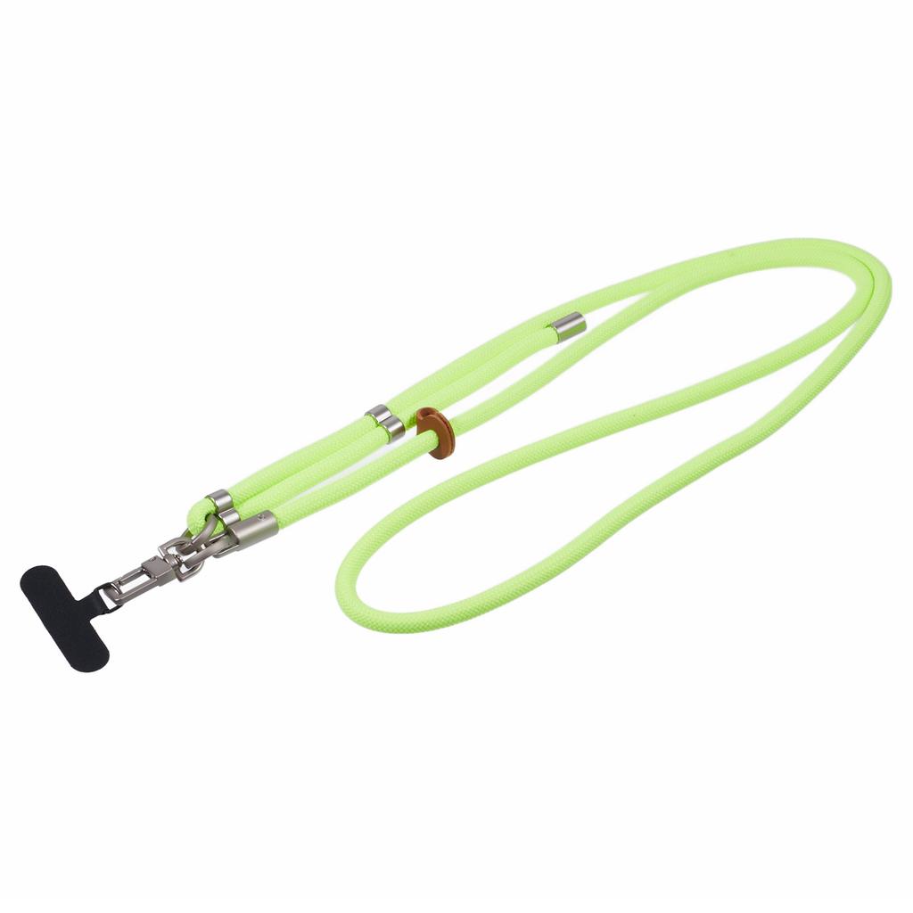 Handy-Umhängeband mit verstellbarer silberner Schnalle, Nylon-Handyband mit Befestigungslasche, Gesamtlänge: 140 cm