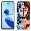 Anime Demon Slayer tanjiro Case For Xiaomi Mi 11 Lite NE 11i 10T 11T Pro A2 A3 Lite POCO F3 M3 M4 C31 X3 Pro NFC GT Black Cover