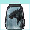 Zaino Spazioso in Tessuto Oxford Godzilla per Ragazzi e Ragazze Design Confortevole