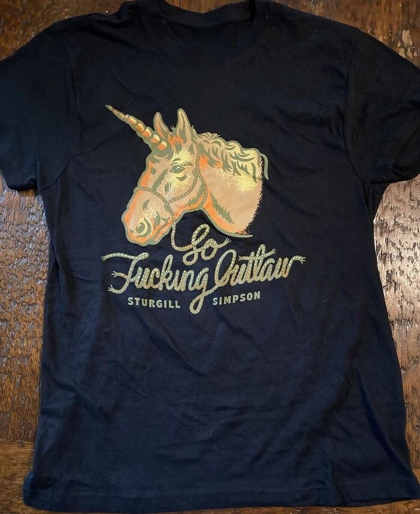 Outlaw Music Festival  Sturgill Simpson Shirt Black Short Sleeve Unisex S5XL Unisex T-Shirt XL