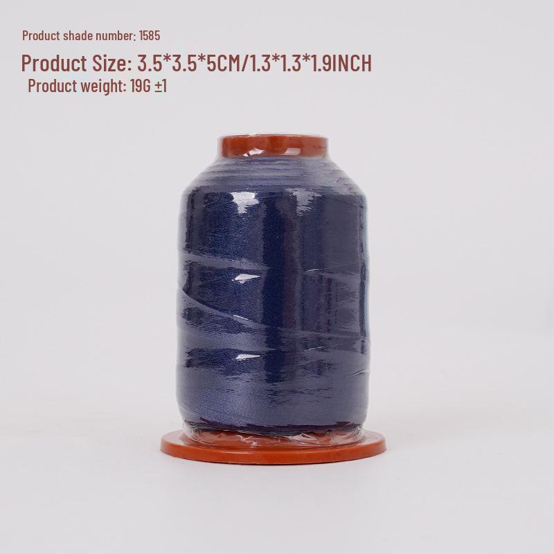 Polyester Sewing Thread: 100 Colors, 500 Yards, Fine Two-Strand, High-Speed, for Hand Sewing