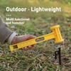Outdoor Ultralight Plastic Tent Hammer Multifunctional Ground Stake Mallet Portable Tool for Camping Backpacking Hiking
