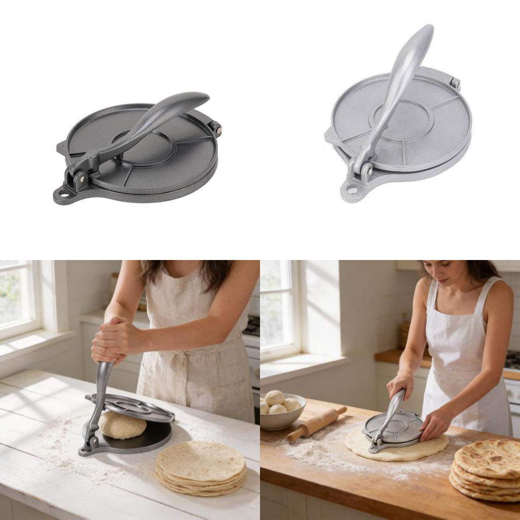 Aluminum Manual Bun Maker With Kitchen Home Use And Gift Giving