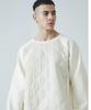 ZAKOPANE Geometric Quilted Sweatshirt Ivory