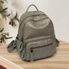 Rucksack Damen Nischenmode All-in-One-Tasche Einfache Textur Weicher Lederrucksack