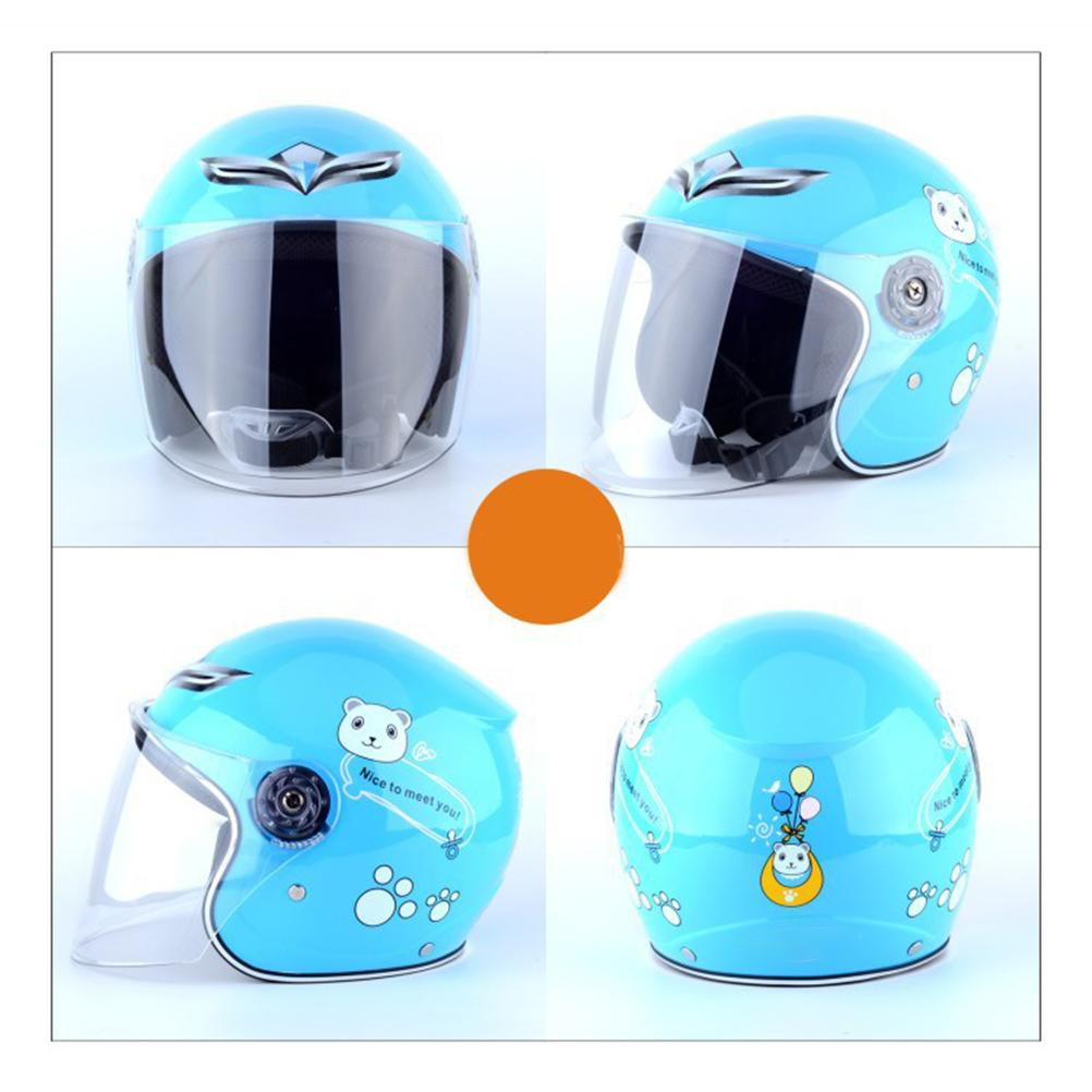 Kids Bike Helmet Ergonomic Children Warm Windproof Motorbike Helmet for Winter