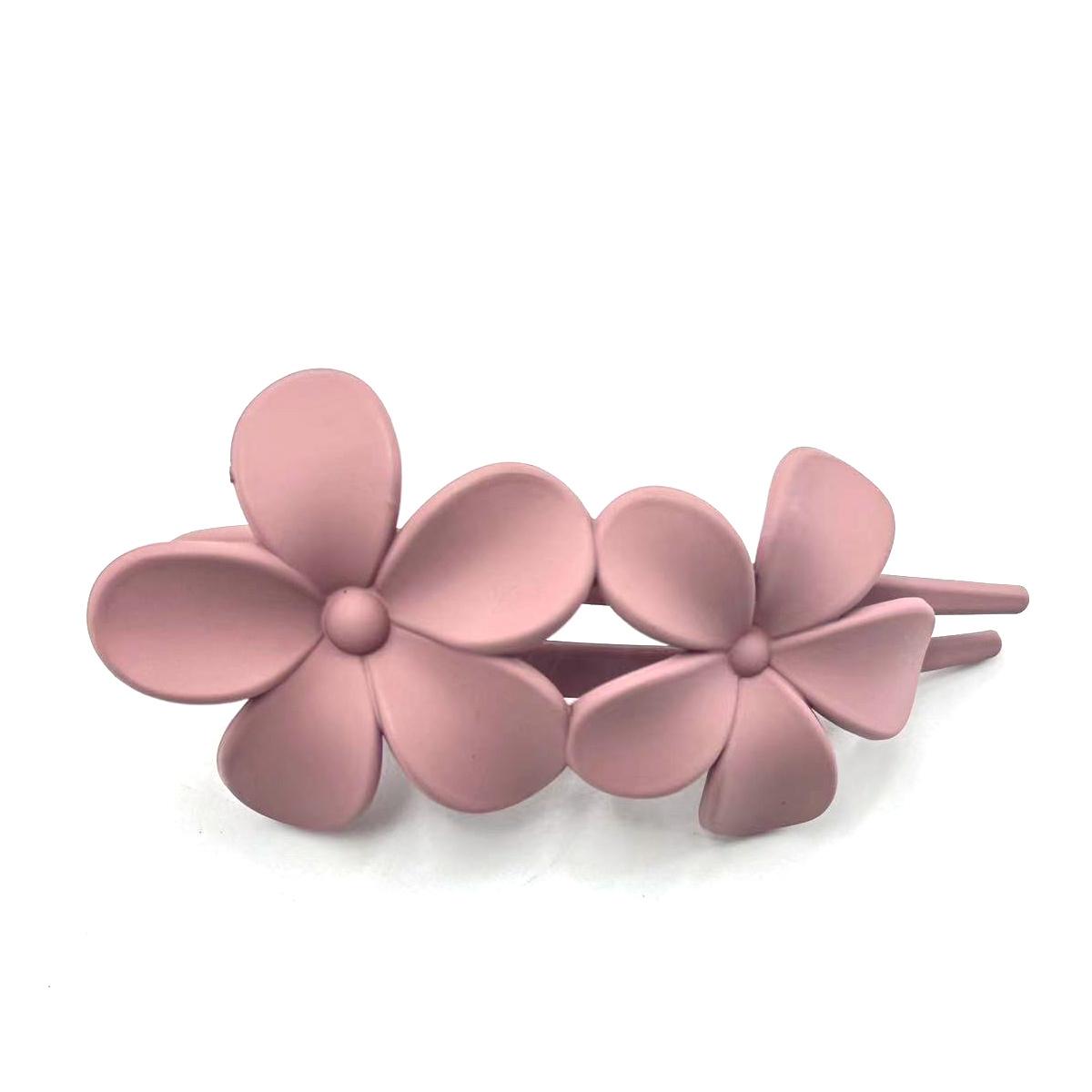 

Large Duck Billed Clip Flower Hair Claws Simple Style Claw Clips Chignon Pin Hair Clips Hair Accessories For Women Female рожевий