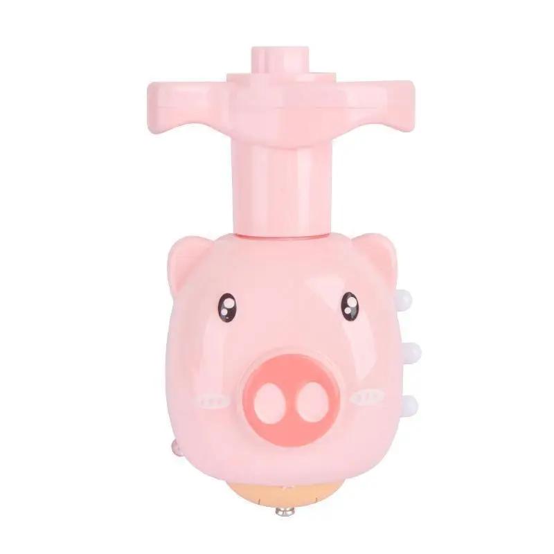 New Luminous Toys Light Music Rotating Gyro Fidget Spinner Spinning Top Toys Cute Pig Boys Children Toys Kids Gifts juguetes