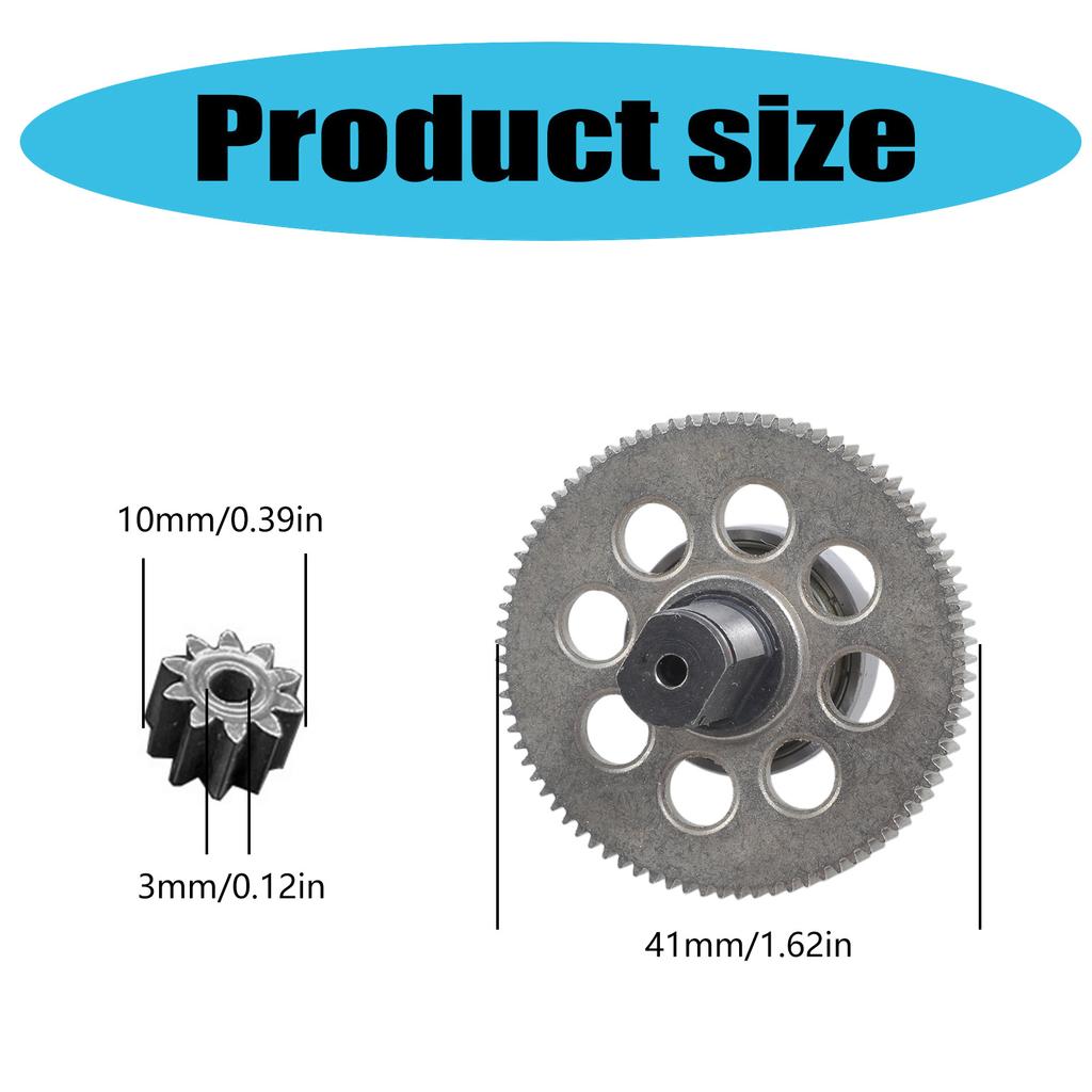 Metal Gear Pinions Assembly With Shaft For Lawn Mower 4-8 Inch Electric Lithium Chainsaw Brushless Motor Power Tool