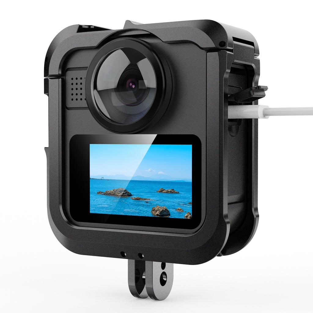 For Gopro Max 2 Replacement Battery Side Cover Dustproof Battery Lid Door Type-C Charging Port Case For Gopro Max 2 Accessory
