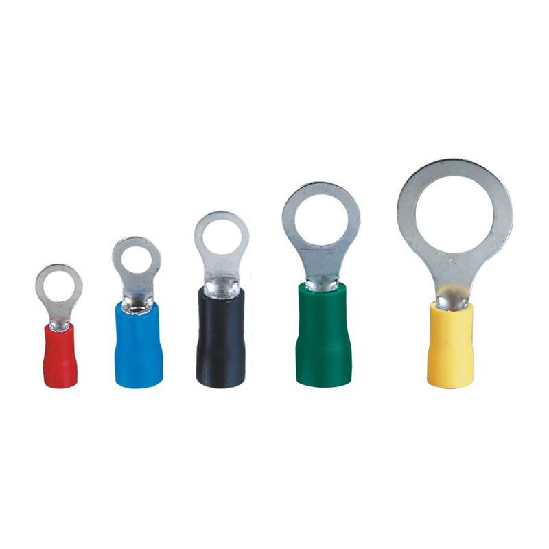 Pre-Insulated Circular Crimp Terminal Lugs – Copper Wire, 1000 Pack