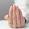 Minimalist Classic French White Tip Short Almond Fake Nails - Hot Selling Wearable Nail Tips