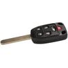 Jingyuqin 5/6Buttons Car Key Case Cover Fob For Honda Odyssey 2011 2012 2013 2014 Remote Key Shell Case Fob