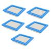 5 Pcs Lawn Mower Air Filter High Efficiency Particulate Air Filter Replacement for 491588 491588s