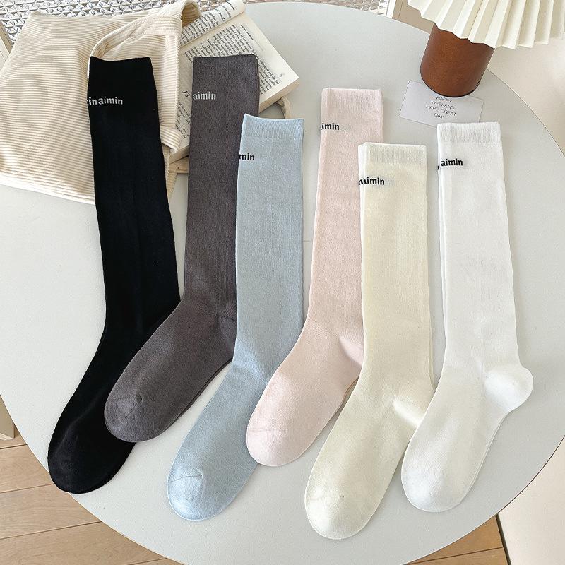 Women's Compression Calf and Knee-High Pure Cotton Socks - Spring To Winter