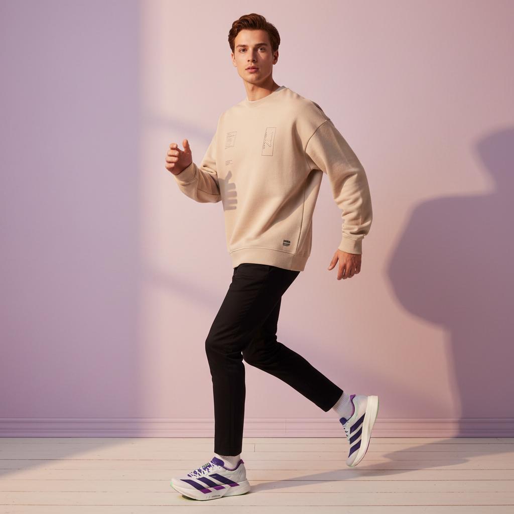 adidas Adizero Adios Pro 4 Core White Purple Lime Burst Men Sneakers Collegiate-Purple JR1656