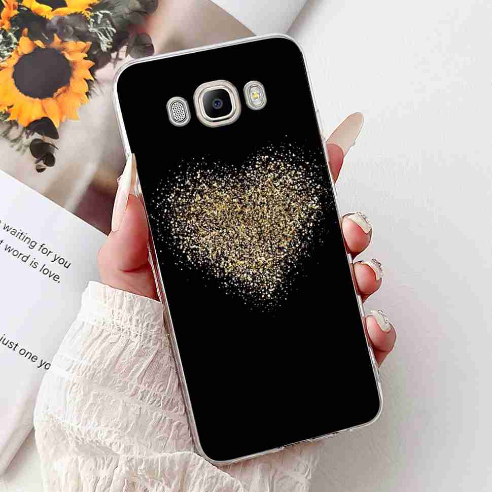 For Samsung Galaxy J7 2016 SM-J710FN Cartoon Animals Soft Silicone TPU Cover For Samsung J7 Core SM-J701F Fashion Flowers Shell
