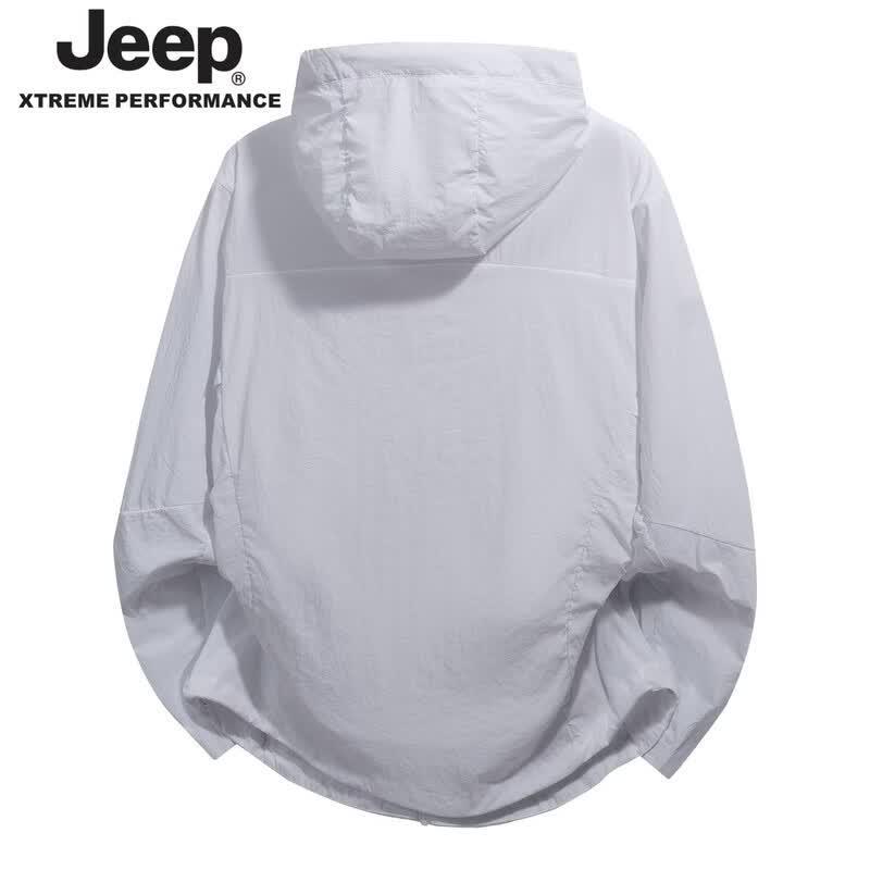 Jeep Men's Lightweight Quick-Dry Sun Protection Hoodie