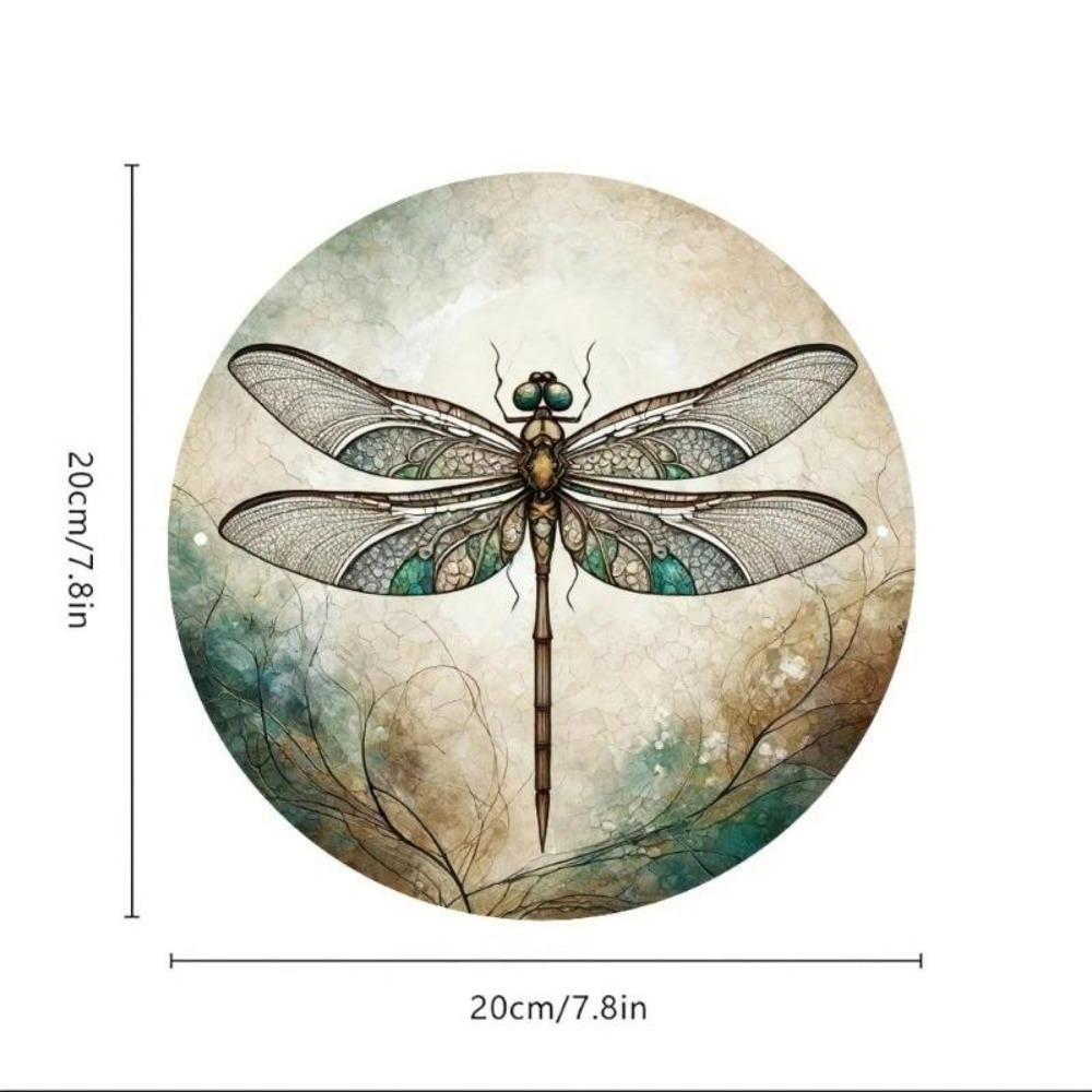 Dragonfly Quote Tin Metal Art Sign Home Garden Cafe Office Decor