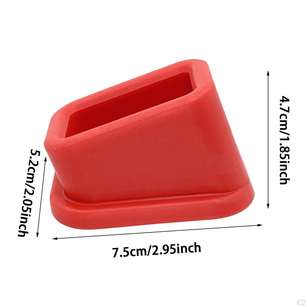 Car Seatbelt Buckle Holder Practical Retainer for Quick Buckling Red