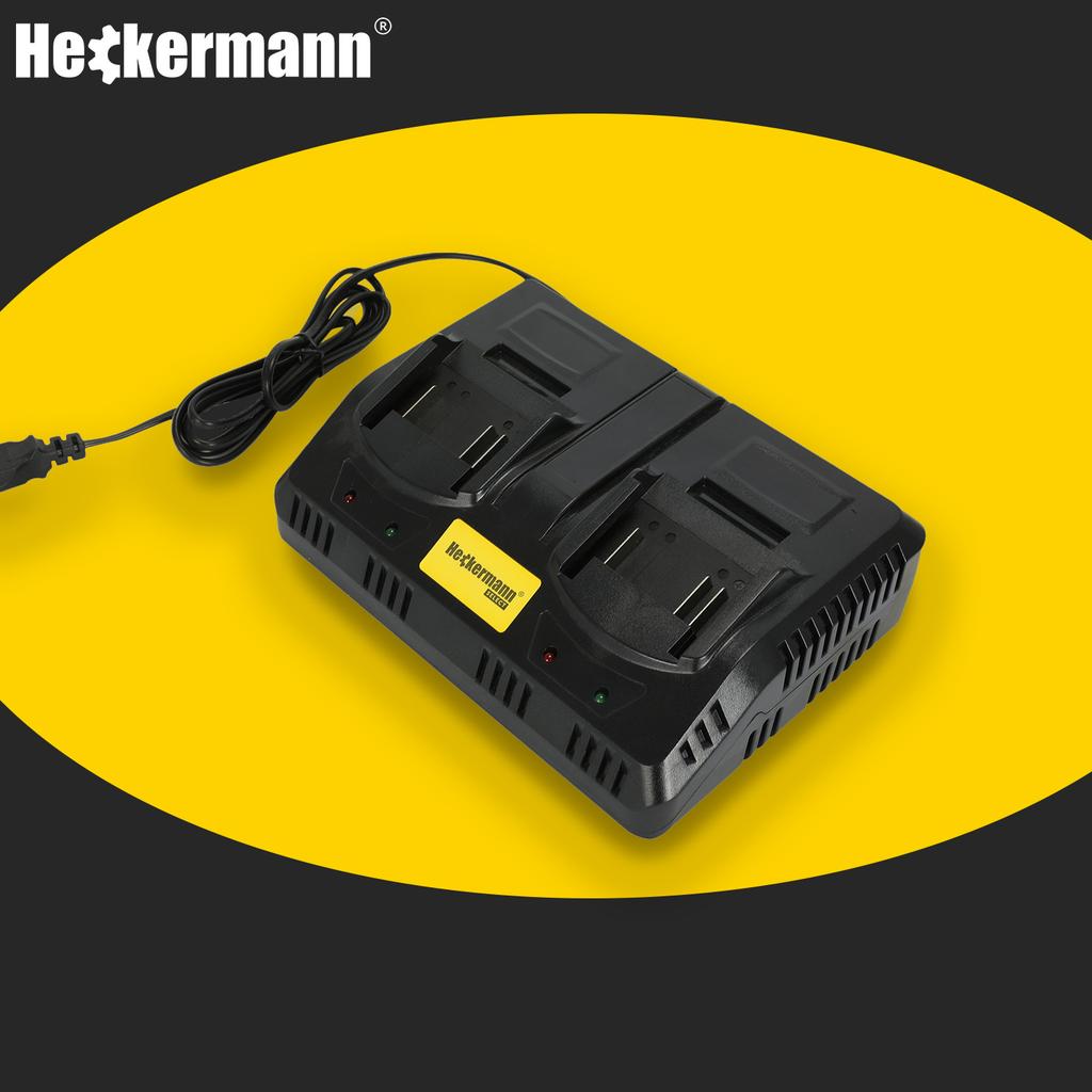 Caricabatterie Doppio Heckermann Select 20V 4A Avc20-4X2