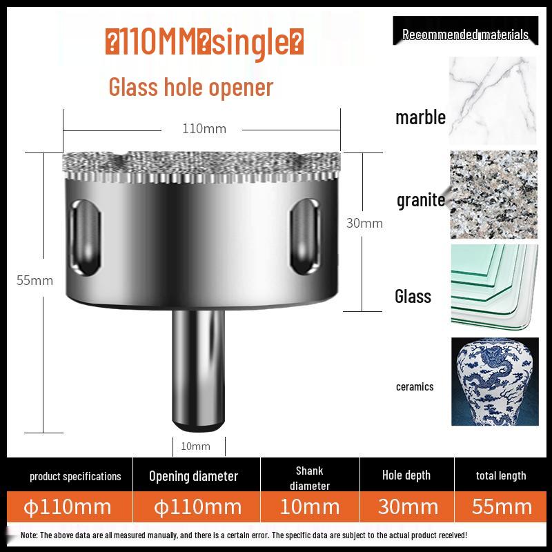 6mm Multifunctional Glass & Tile Drill Bit Set for Marble