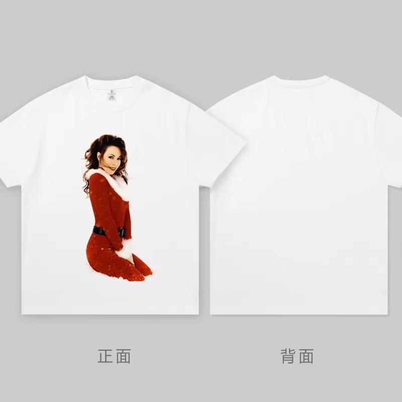 Mariah Carey Konzert Partnerlook Kleid mit Baumwoll Kurzarm T-Shirt Unisex und FeUnisex Partnerlook T-Shirt mit Tickets