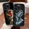 Interesting Statue D-DavidS Phone Case For IPhone 17 16 15 14 Plus 13 12 11 Pro Max Silicone Cover