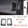 ABS Matte Black For Jaguar F-TYPE 2013-2024 Car Central Control Water Cup Panel Glass Lifting Frame Car Interior Accessories