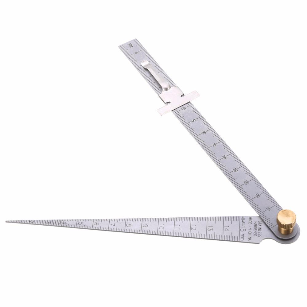 Stainless Steel Wedge Caliper 1-15mm Inner Diameter Gauge Set, 2 Pieces
