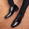 New Black Leather Shoes for Men In Summer Autumn Winter Breathable Youth Pointed Business Attire Men's Leather Shoes