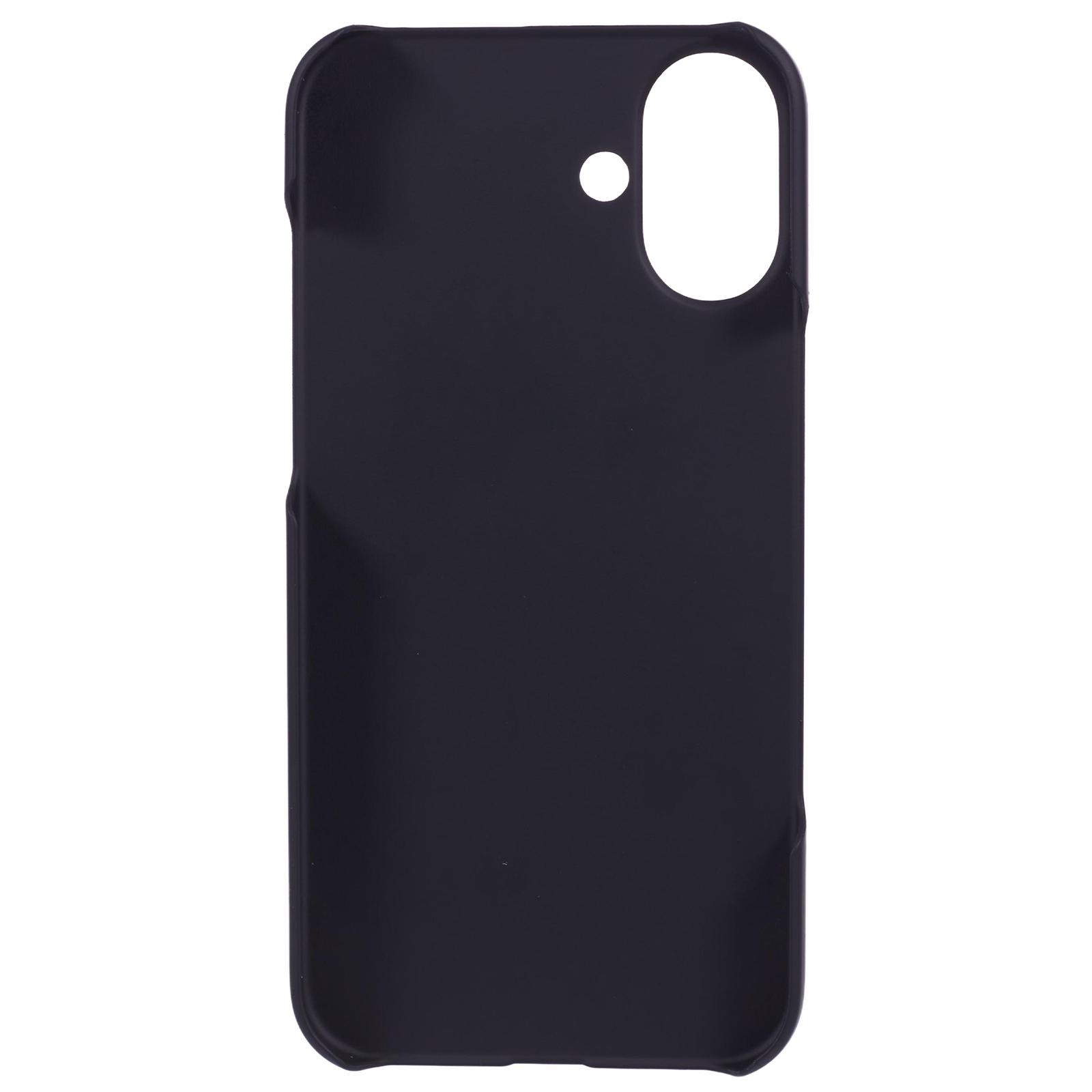 

For iPhone 16 Plus Case Skin-Touch Feeling Matte Anti-Scratch Hard PC Phone Cover Black