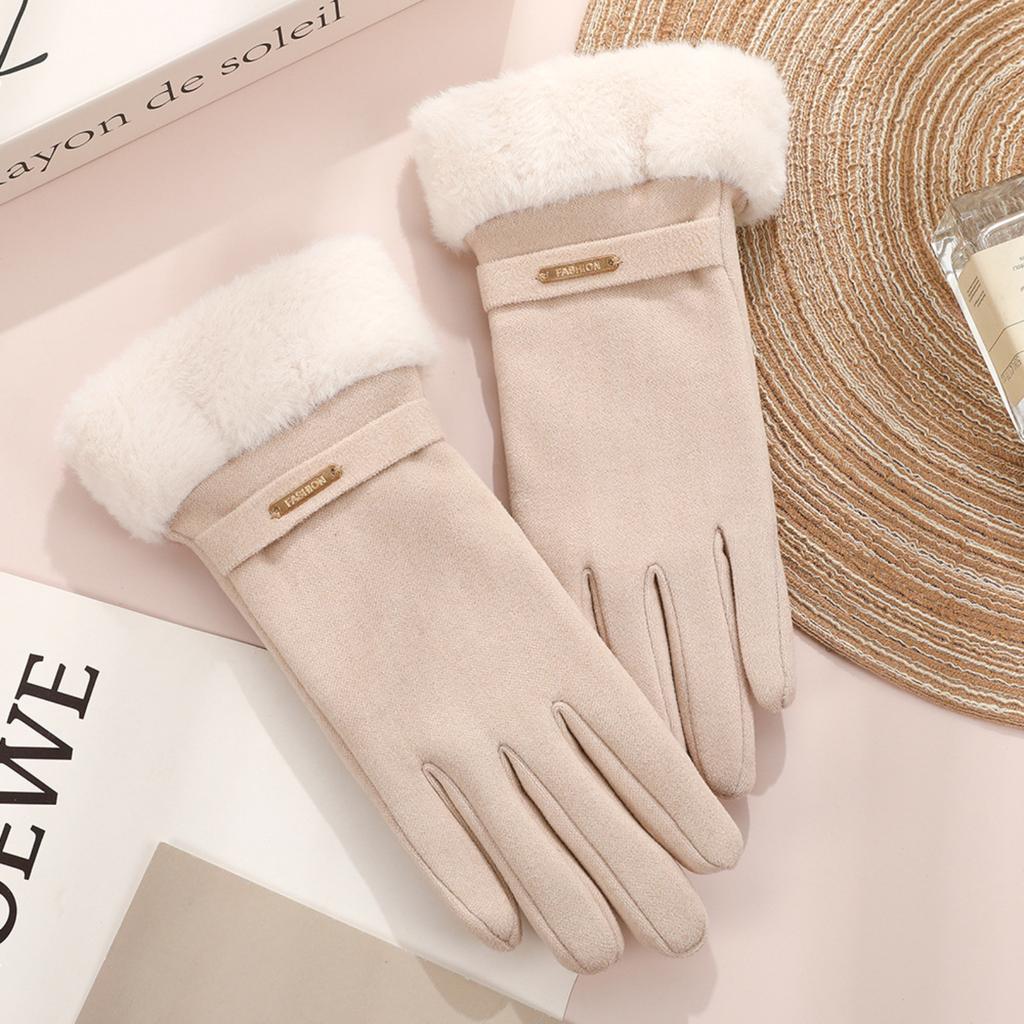 Children's Warm Gloves Plus Fleece Cold-proof Gloves