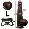 Wearable Light Beige Dildo|Realistic Flesh Texture,Multi-Sized Sliding Design|Silicone with Strong Suction Cup|Adult Sex Toy for Women,Men & Couples
