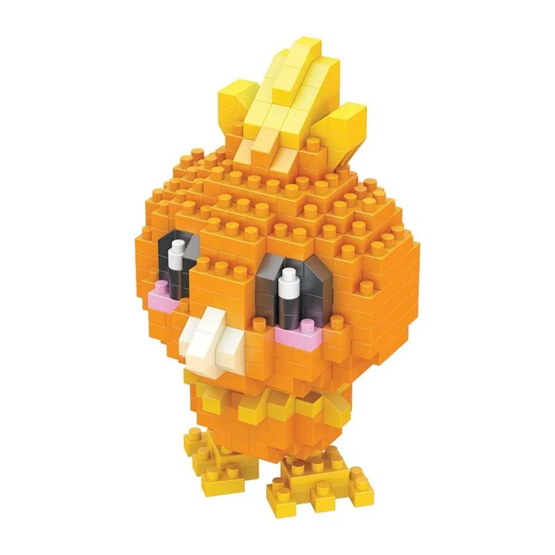 Pokemon Micro Building Blocks Marowak Jigglypuff Gengar Mudkip Piplup Raichu Gyarados Pikachu Mini Brick Figures Toy  For Kids