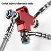 Hydraulischer Bremsleitungskonnektor-Satz mit T-Stück für Motorräder und ATVs